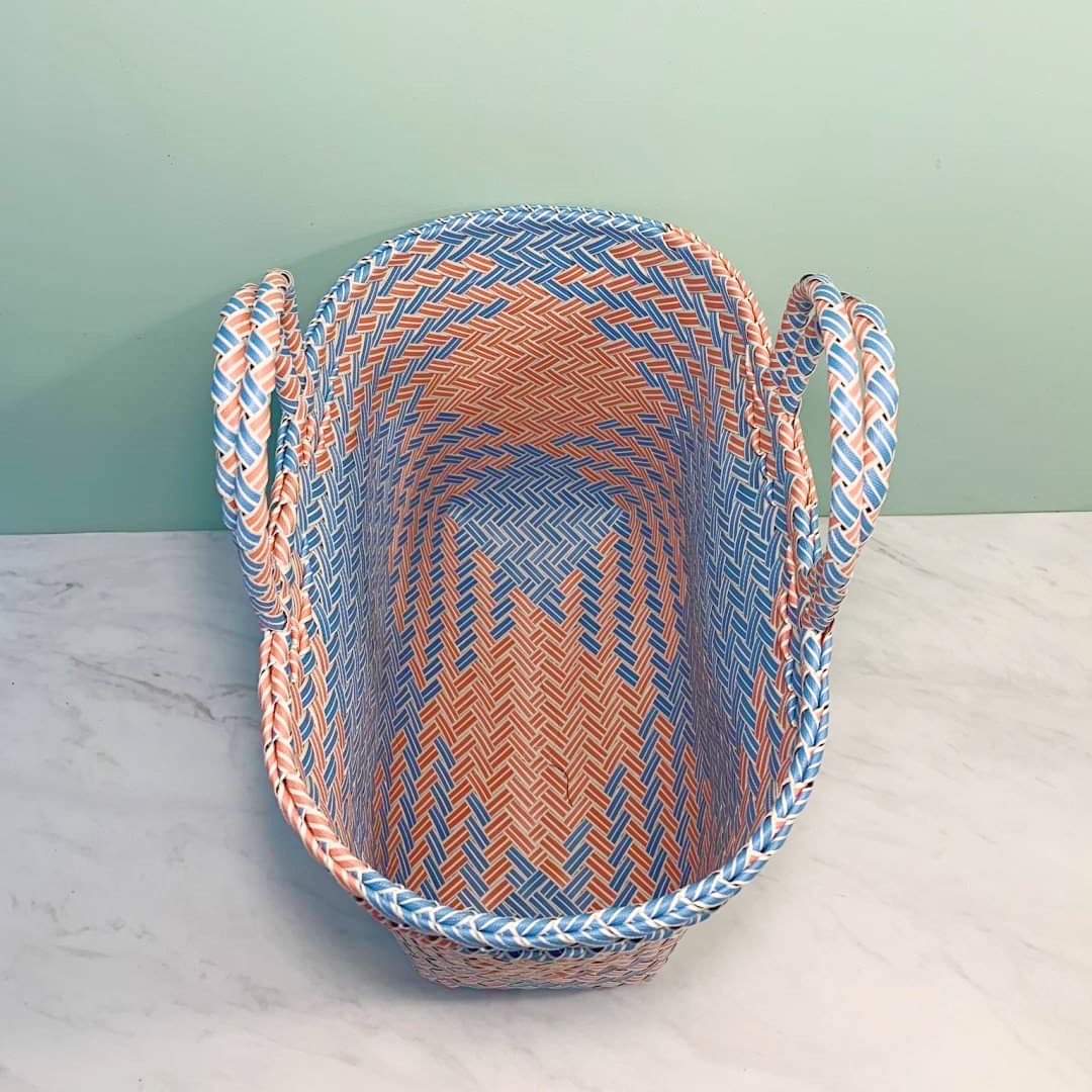 パサールバック プラナカンブルー&ピンクMS