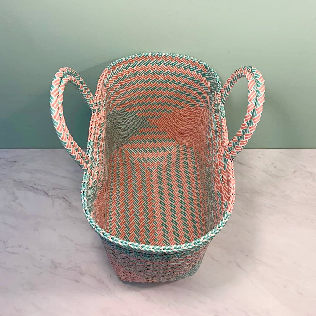 パサールバック プラナカングリーン&ピンクM