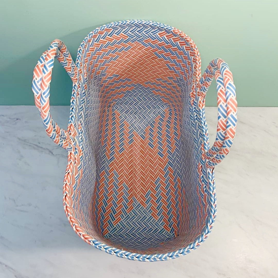 パサールバック プラナカンブルー&ピンクM